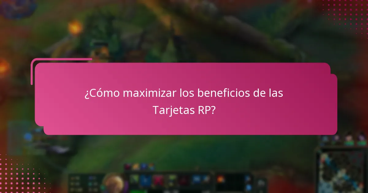 ¿Qué artículos exclusivos se pueden obtener con las Tarjetas RP?