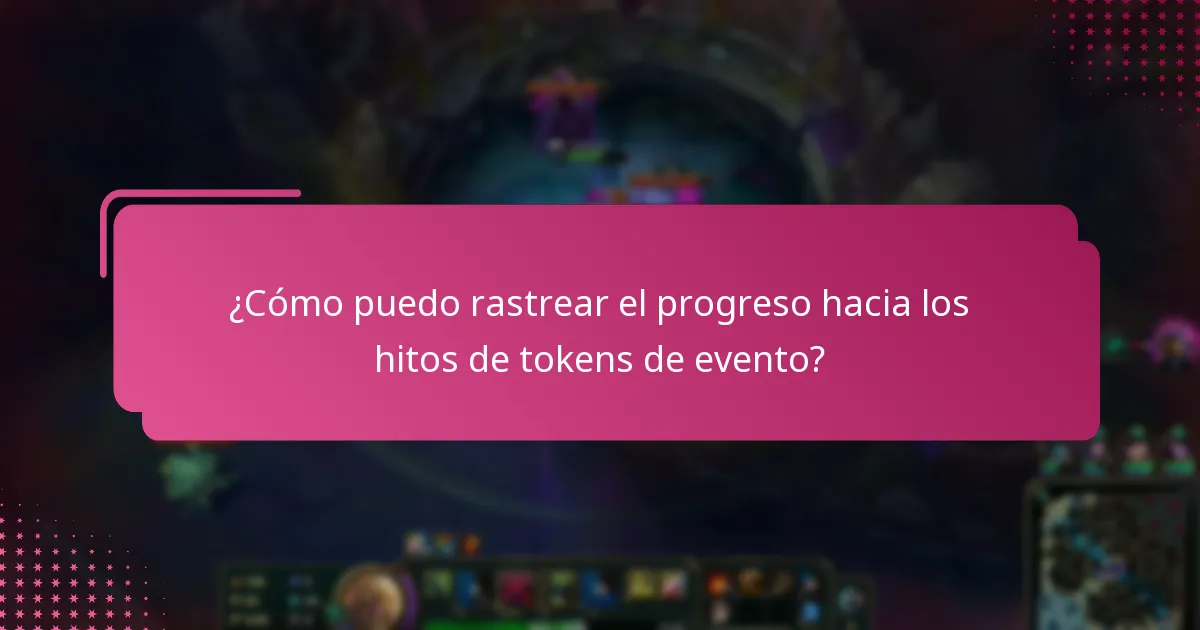 ¿Cuáles son los requisitos de logro para los hitos de tokens de evento?