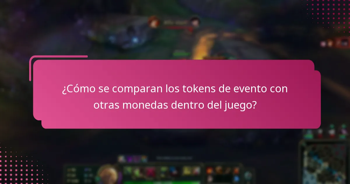 ¿Qué ventajas dentro del juego proporcionan los tokens de evento?