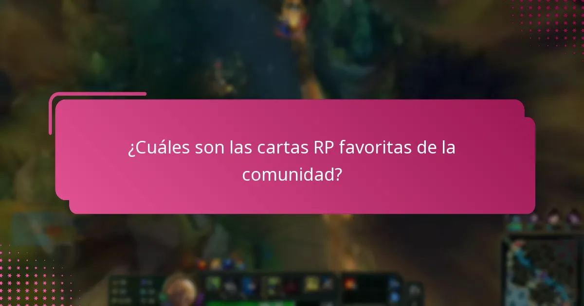 ¿Cómo influyen las promociones pasadas en las elecciones actuales de cartas RP?