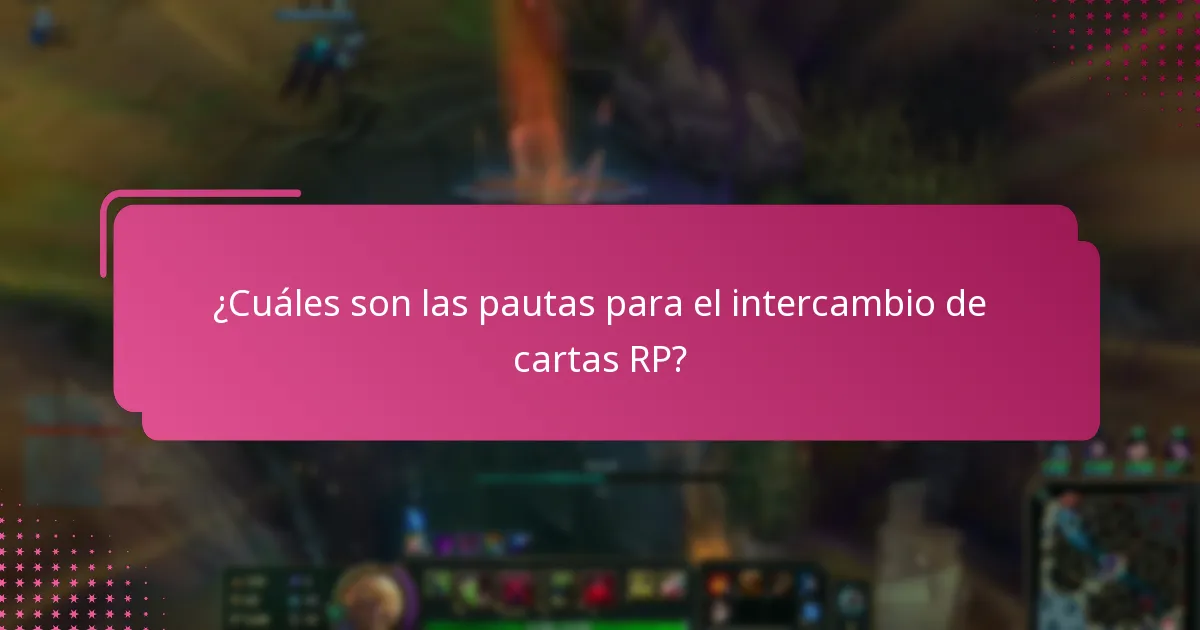 ¿Cuáles son las experiencias de los usuarios con el intercambio de cartas RP?