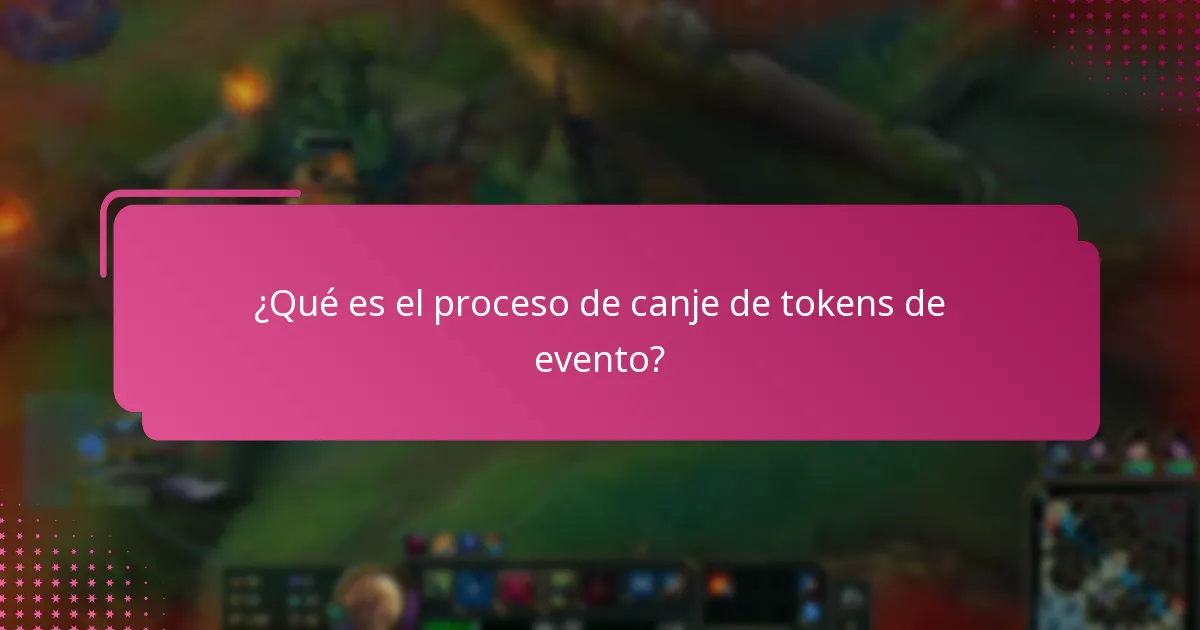 ¿Cómo solucionar problemas de canje de tokens de evento?